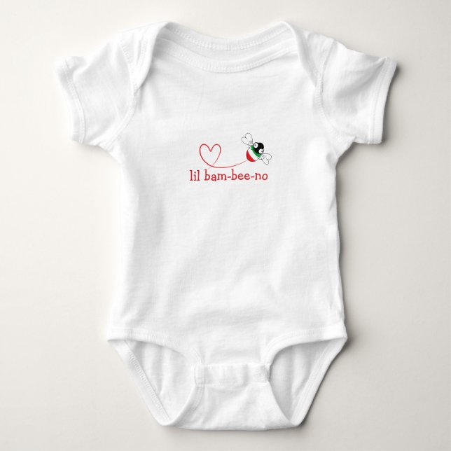 Lil Bam-bee-no Baby Bodysuit  (Front)