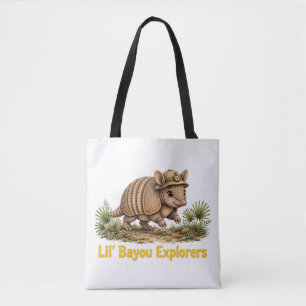 Lil' Bayou Explorers Armadillo Shoulder Tote Bag