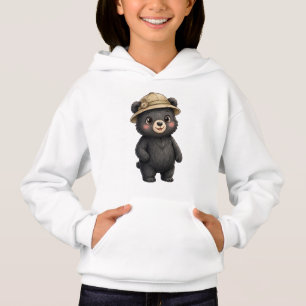 Lil' Bayou Explorers Black Bear Explorer Hoodie