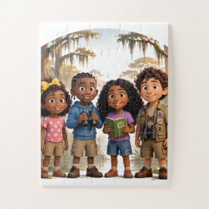 Lil' Bayou Explorers Team 30-Piece Kids Puzzle