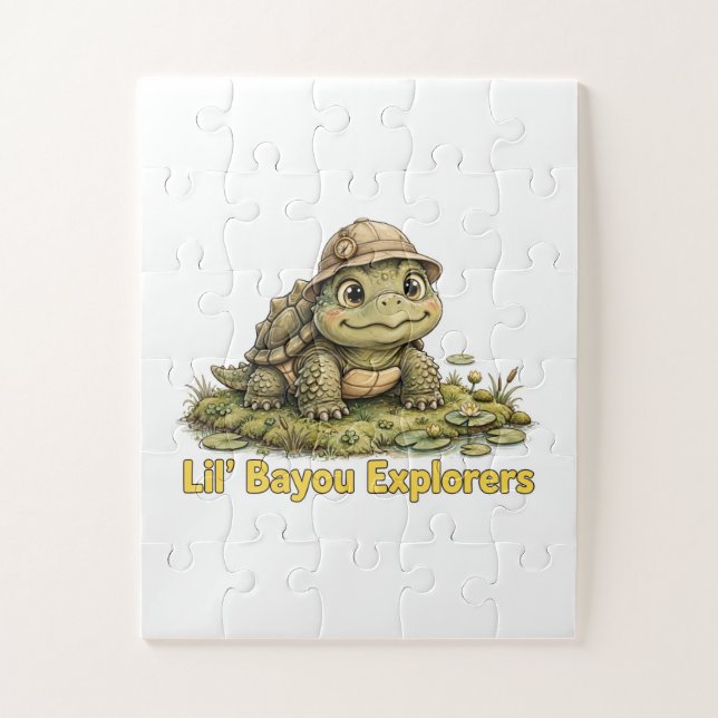 Lil' Bayou Explorers Turtle Puzzle (Vertical)