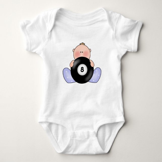 Lil Billiards Baby Boy Bodysuit (Front)