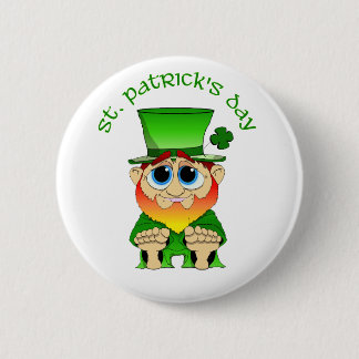 Lil Blarney St Patricks Day 6 Cm Round Badge