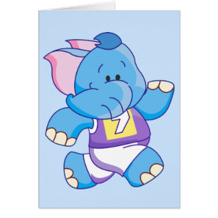 Lil Blue Elephant Running