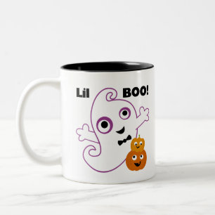 Lil BOO Halloween Two-Tone Coffee Mug