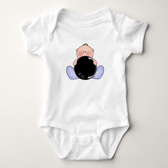 Lil Bowling Baby Boy Bodysuit (Front)