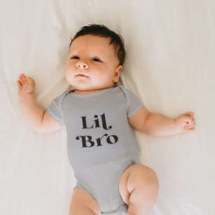 Lil Bro Announcement Baby Bodysuit