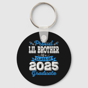 Lil Brother 2025 Graduation Proud Lil Brother Cl O Key Ring