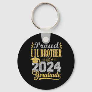 Lil Brother Of A 2024 Graduate Key Ring
