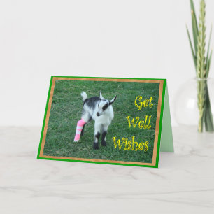 Lil Bunny Get Well-customise Card