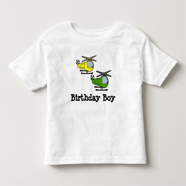 Lil' Choppers/ Birthday Boy Toddler T-Shirt (Front)