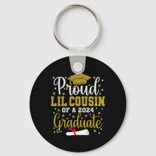 Lil Cousin Of A 2024 Graduate Cl Senior Graduation Key Ring