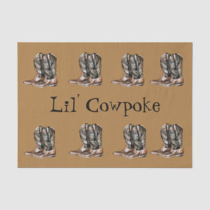 Lil' Cowpoke Tissue Paper