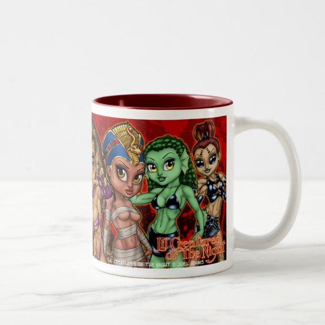 Lil Creatures of the Night 15oz Coffee Mug (Right)