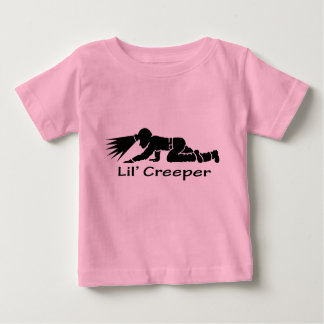 Lil Creeper crawling coal miner baby oneies