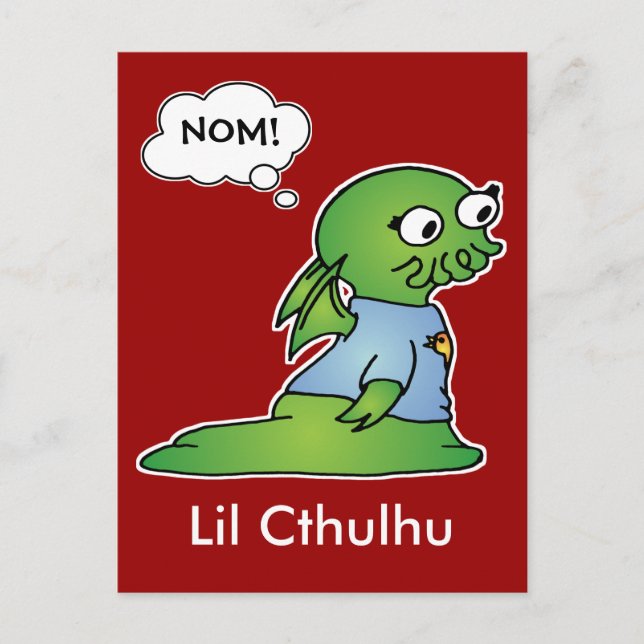 Lil Cthulhu Postcard (Front)