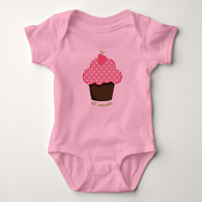 Lil' Cupcake Baby Bodysuit (Front)