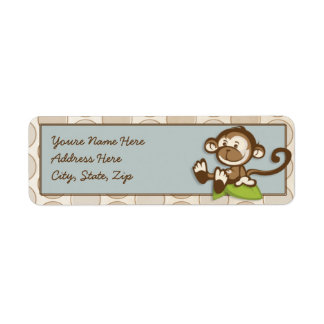 Lil Cute Monkey Address Labels