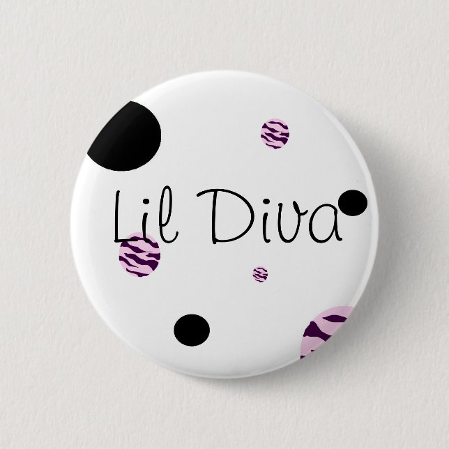 Lil Diva Button (Front)
