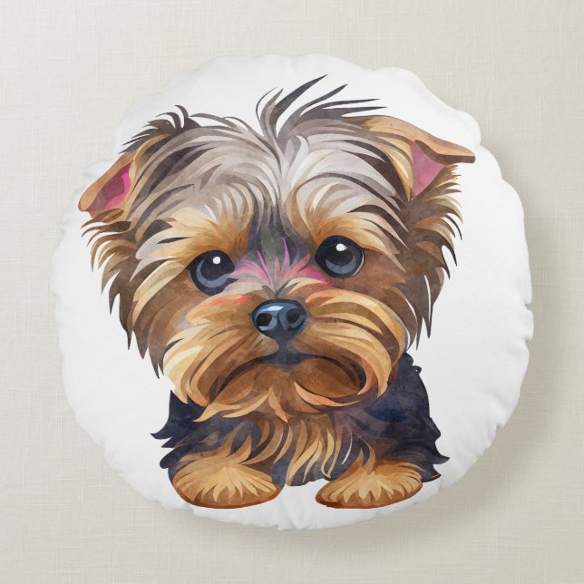 Lil Dog Round Cushion (Front)