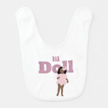 Lil doll T-Shirt Baby Bodysuit Baby Bib
