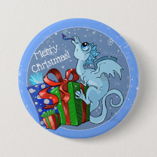 lil' Dragon Snowflake 7.5 Cm Round Badge