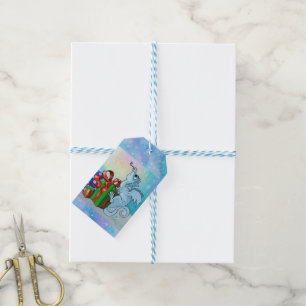 lil' Dragon Snowflake Gift Tags