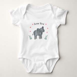 Lil Elephant Baby Bodysuit