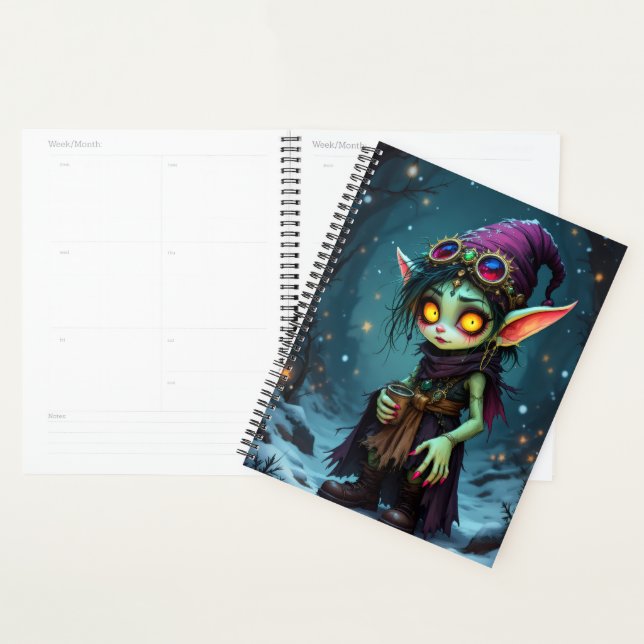 Lil Elfie Spiral Photo Notebook Planner (Display)