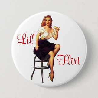 Lil' Flirt Pin-Up 7.5 Cm Round Badge