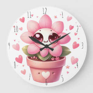 Lil' Flower Wall Clock