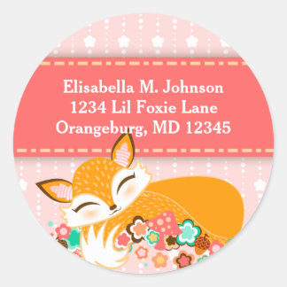 Lil Foxie Cub - Custom Return Address Stickers