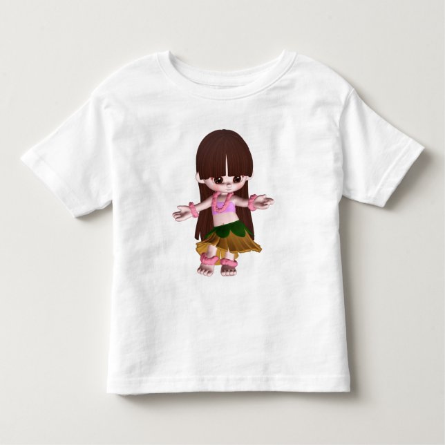 Lil Hula Girl Tee 02 (Front)