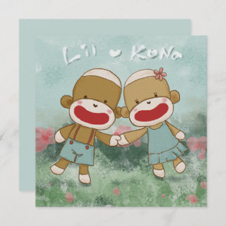 Lil & Kona Holding Hands Thank You Card