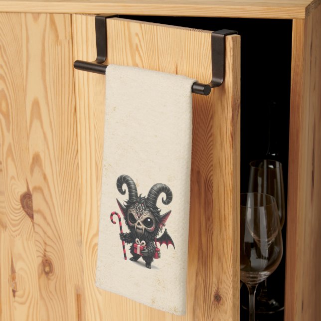 Lil Krampus Tea Towel (Thirds Fold)