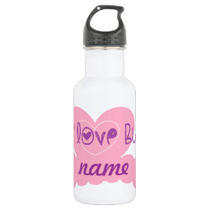 Lil love bug: customise w/name 532 ml water bottle
