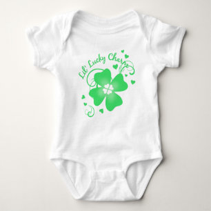 Lil' Lucky Charm Four Leaf Clover Baby Bodysuit