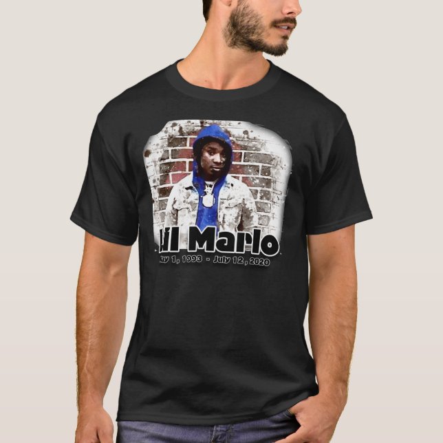 Lil Marlo Tribute RIP Essential T-Shirt (Front)