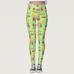 Lil Miss Baker ( Pale Green ) Leggings