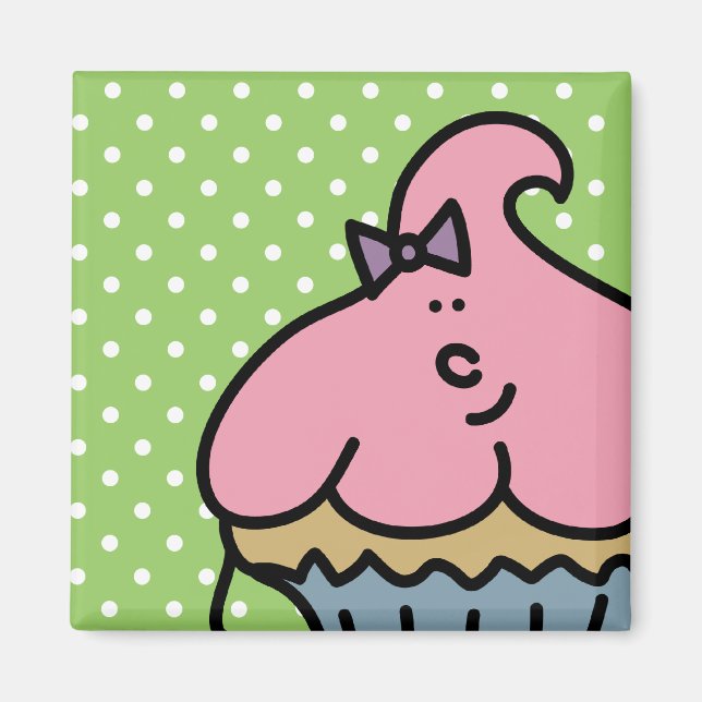 Lil' Miss Cuppy Cake Magnet (Front)