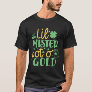 Lil Mister Pot O Boys Gold St Patricks Day Irish T-Shirt
