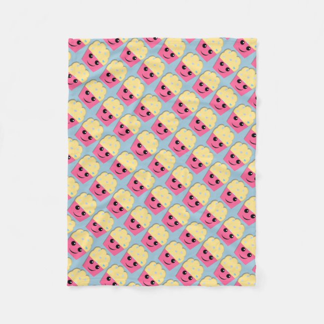 Lil Muffin Fleece Blanket (Front)