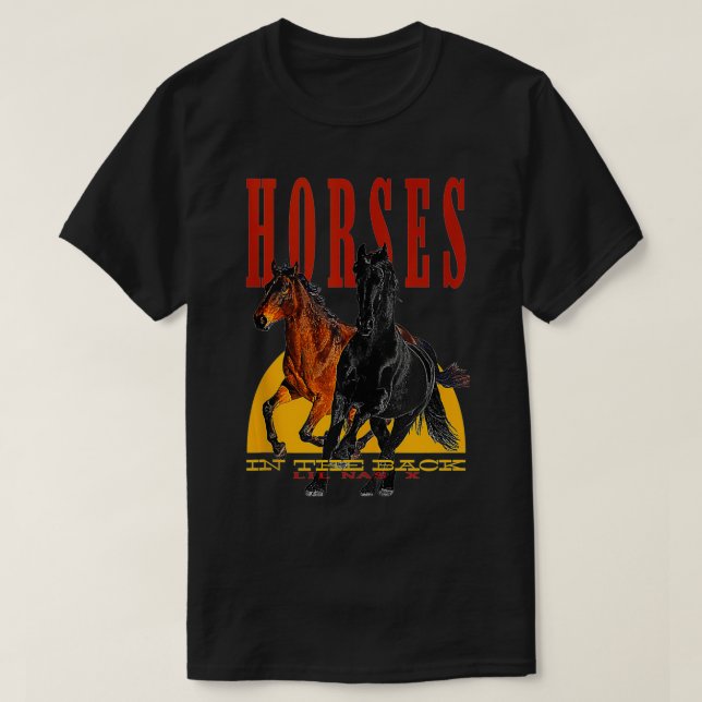 Lil Nas X Official Horses in the Back Tank Top (Design Front)