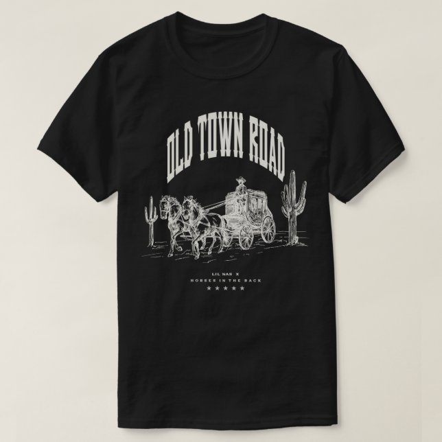 Lil Nas X Official Old Town Road Wagon Sweatshirt T-Shirt (Design Front)