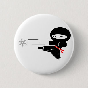 Lil' Ninja 6 Cm Round Badge