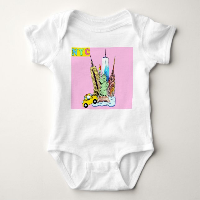 Lil' NYC Romper Baby Bodysuit (Front)