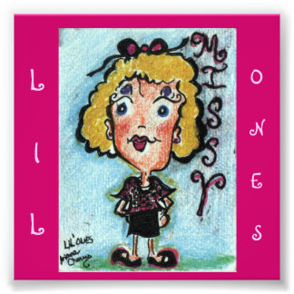 "Lil Ones" ACEO Cartoon Character. "Missy" Photo Print