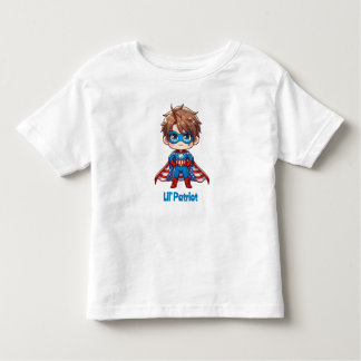 Lil’ Patriot – Cute Baby Bald Eagle Boys Toddler T-Shirt