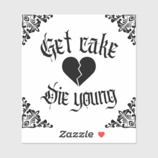 Lil peep design get cake die young broken heart
