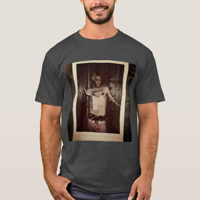 Lil Peep t shirt top polaroid (Front)
